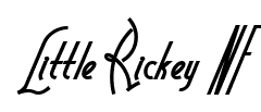 Little Rickey NF font